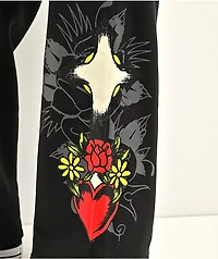 Ed Hardy Cross Heart Black Sweatpants