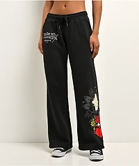 Ed Hardy Cross Heart Black Sweatpants
