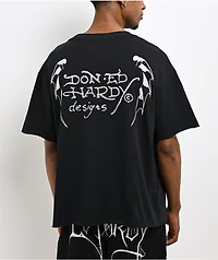Ed Hardy Crosses Black Crop T-Shirt