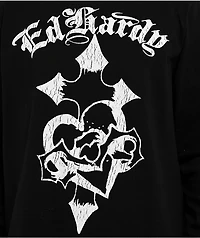 Ed Hardy Crosses Black Long Sleeve T-Shirt