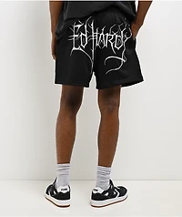 Ed Hardy Crosses Black Mesh Shorts