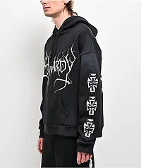 Ed Hardy Cyber Crosses Black Hoodie