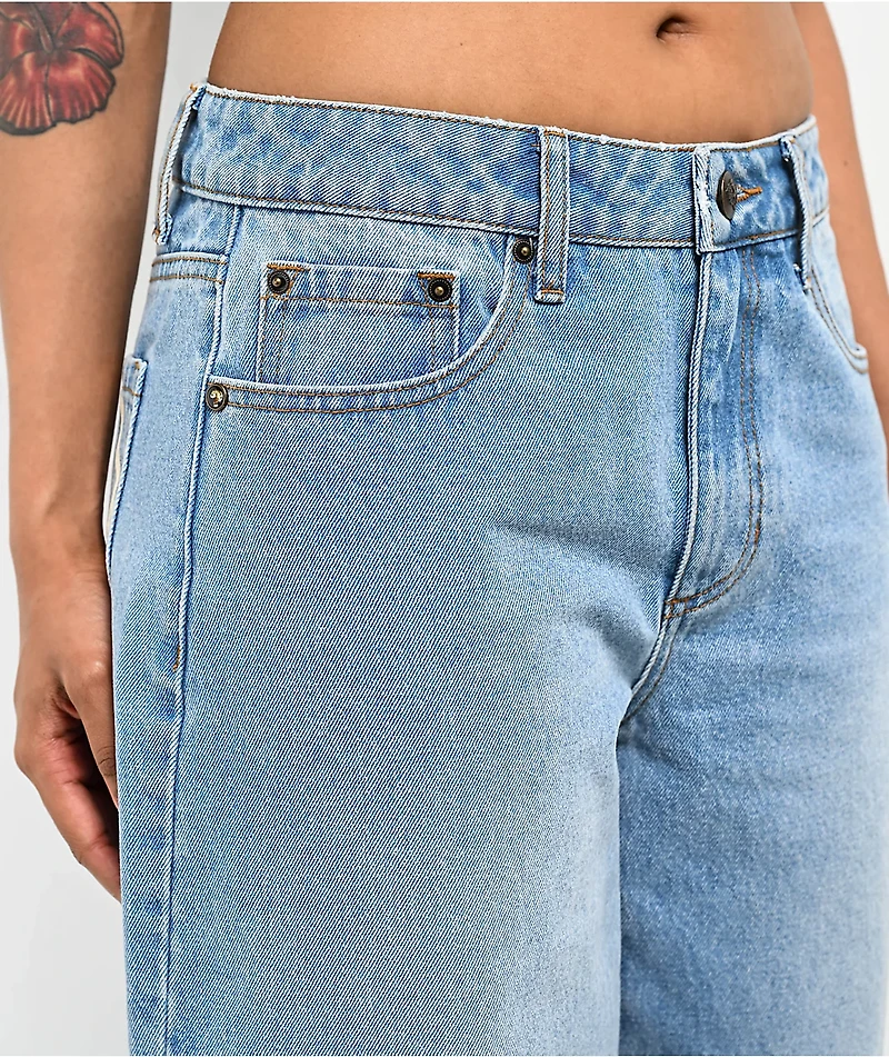 Ed Hardy Dagger Heart Retro Light Blue Jeans