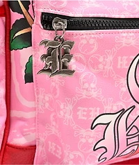 Ed Hardy Darleen Pink Backpack