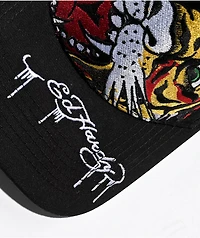 Ed Hardy Double Tiger Black Trucker Hat