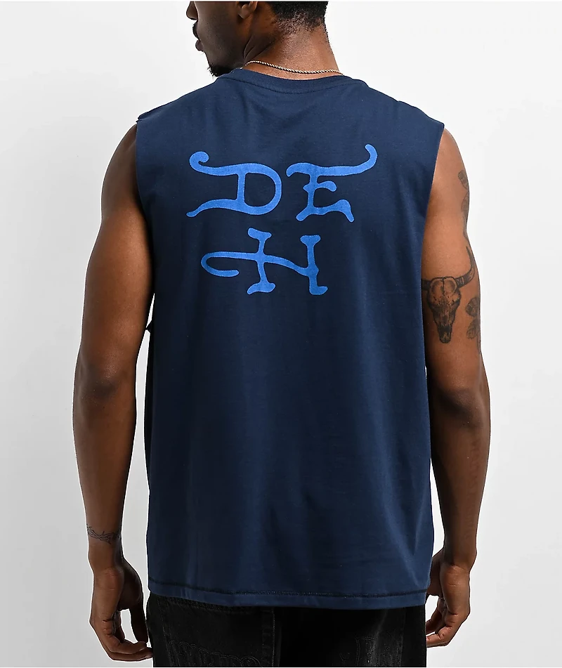 Ed Hardy Dragon Navy Tank Top