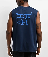 Ed Hardy Dragon Navy Tank Top