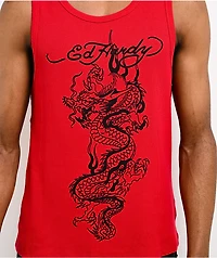 Ed Hardy Dragon Red Tank Top