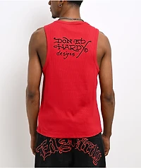 Ed Hardy Dragon Red Tank Top