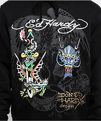 Ed Hardy Dragons Black Hoodie