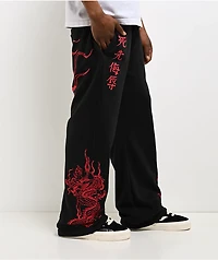 Ed Hardy Dragons Black Sweatpants