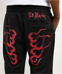 Ed Hardy Dragons Black Sweatpants