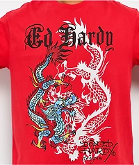 Ed Hardy Dragons Vintage Red T-Shirt