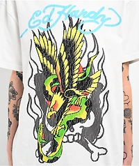 Ed Hardy Eagle Snake White T-Shirt