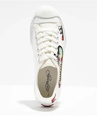 Ed Hardy Elexis White Shoes