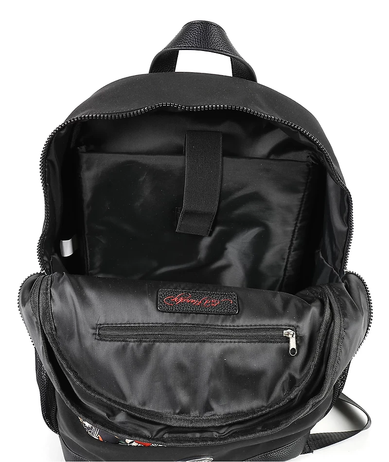 Ed Hardy Eve All Over Black Backpack
