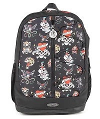 Ed Hardy Eve All Over Black Backpack