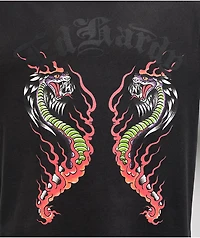 Ed Hardy Fire Lord Black Wash T-Shirt