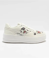 Ed Hardy Gwen White Shoes