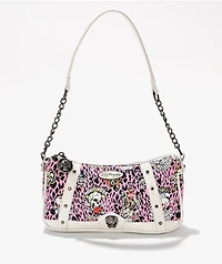 Ed Hardy Hazel Pink Shoulder Bag