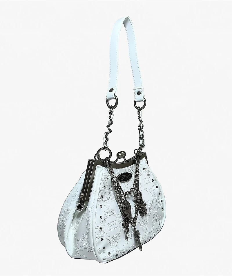 Ed Hardy Hester Blue Shoulder Bag