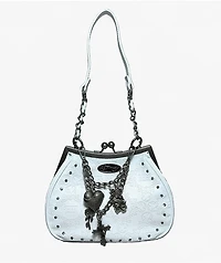 Ed Hardy Hester Blue Shoulder Bag