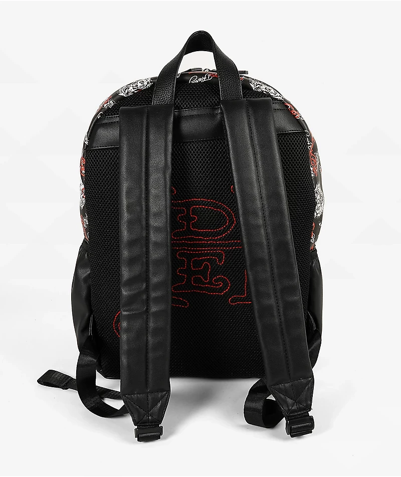 Ed Hardy Jesse Black Backpack