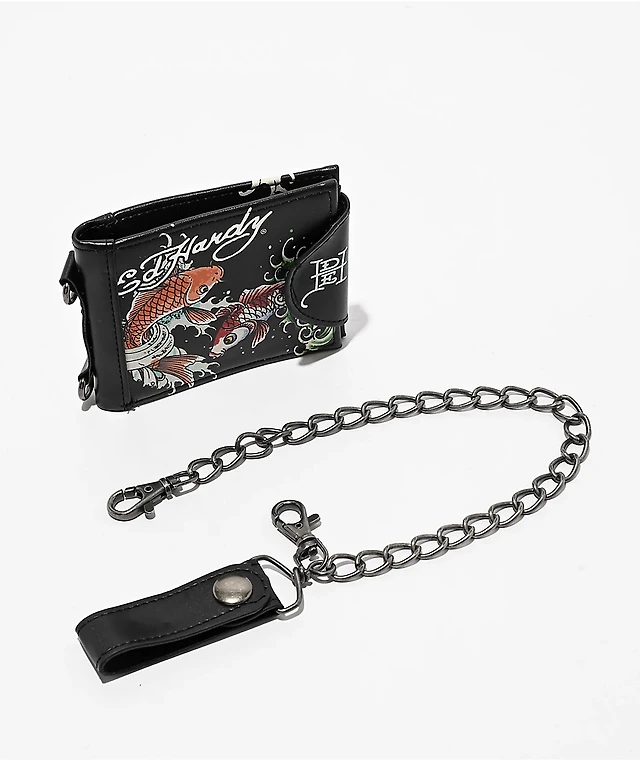 Ed Hardy Koi Chain Wallet