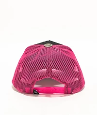 Ed Hardy Koi Fish Black & Pink Trucker Hat