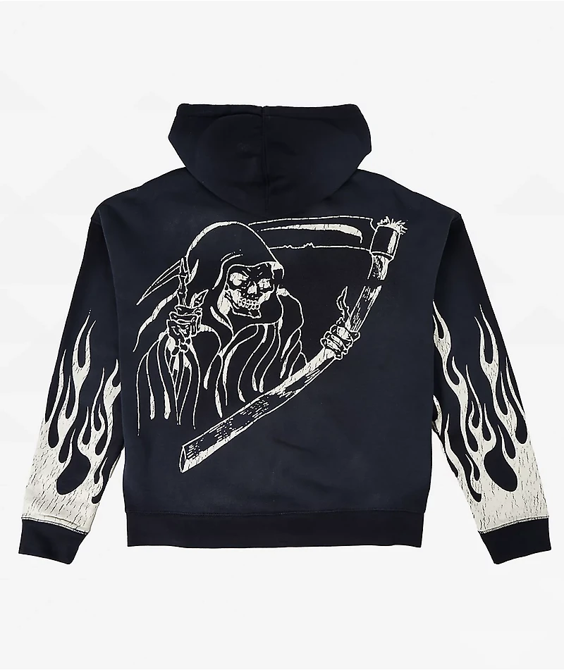 Ed Hardy Lord Sunfade Navy Zip Hoodie