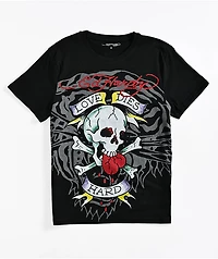 Ed Hardy Love Skull Black T-Shirt