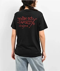 Ed Hardy Love Skull Black T-Shirt