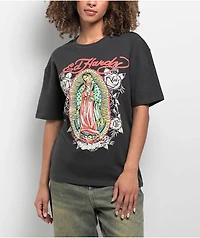 Ed Hardy Mary Charcoal T-Shirt