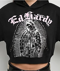Ed Hardy Mary Studded Black Hoodie