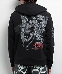 Ed Hardy Panther Black Zip Hoodie