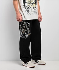 Ed Hardy Panther Reaper Black Jeans