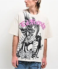 Ed Hardy Panthers Ivory T-Shirt