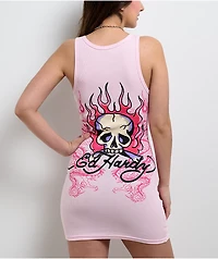 Ed Hardy Pink Leopard Ballerina Dress