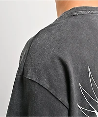 Ed Hardy Pinup Wing Black Wash T-Shirt