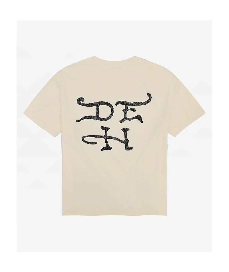 Ed Hardy Punk Mohawk Ivory Boxy T-Shirt