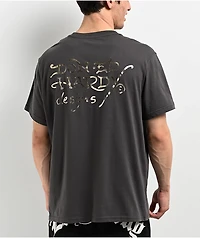 Ed Hardy Reaper Charcoal T-Shirt