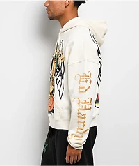 Ed Hardy Savior Ivory Hoodie