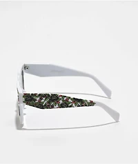Ed Hardy Self Interest White Square Sunglasses