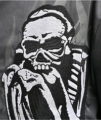 Ed Hardy Skeleton Charcoal Work Shirt