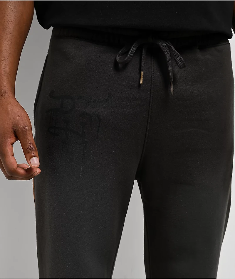 Ed Hardy Skeletons Sunfade Grey Sweatpants