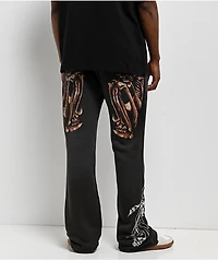 Ed Hardy Skeletons Sunfade Grey Sweatpants