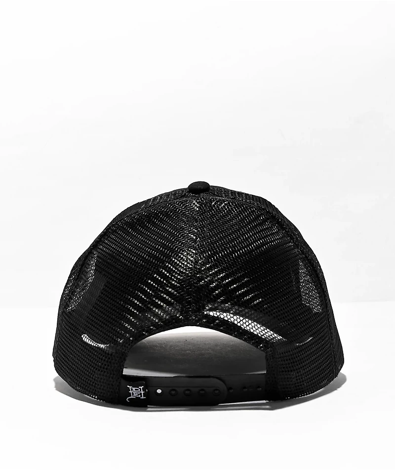 Ed Hardy Skull Black Trucker Hat