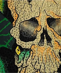 Ed Hardy Skull Snakes Rhinestone Hunter Green T-Shirt