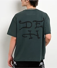 Ed Hardy Skull Snakes Rhinestone Hunter Green T-Shirt