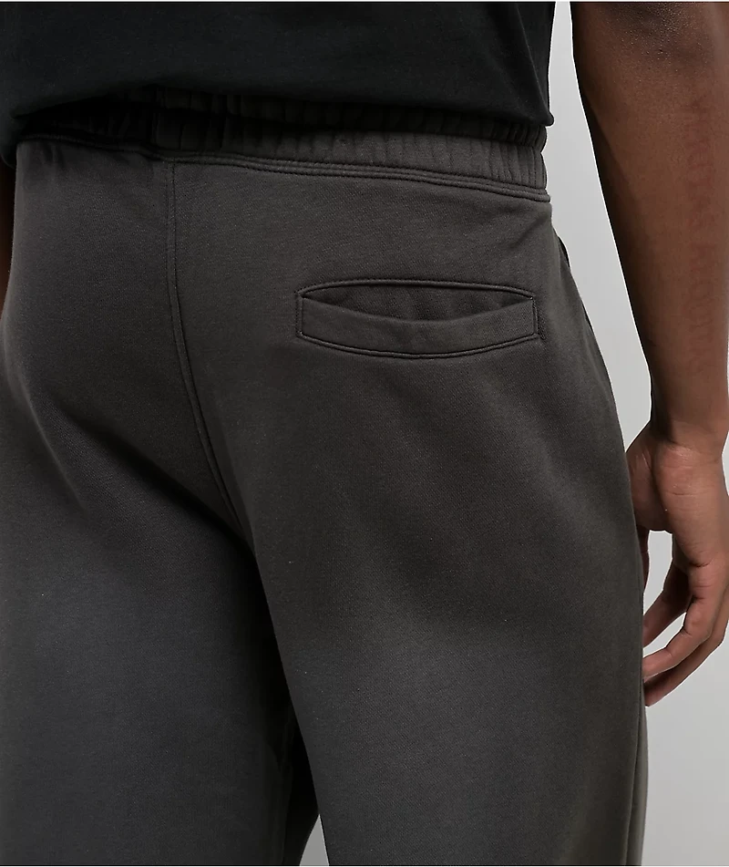 Ed Hardy Skulls Grey Wash Baggy Sweatpants